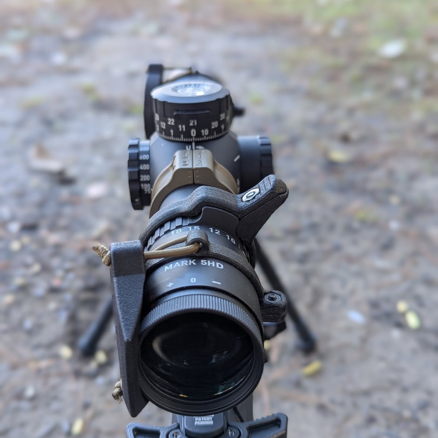 We offer a number of throw levers for popular optics. Shown here for the Leupold Mark5HD. These use a larger #6-32 fastener and nut to clamp the lever halves, and have a wide lever surface for easy mag changes.